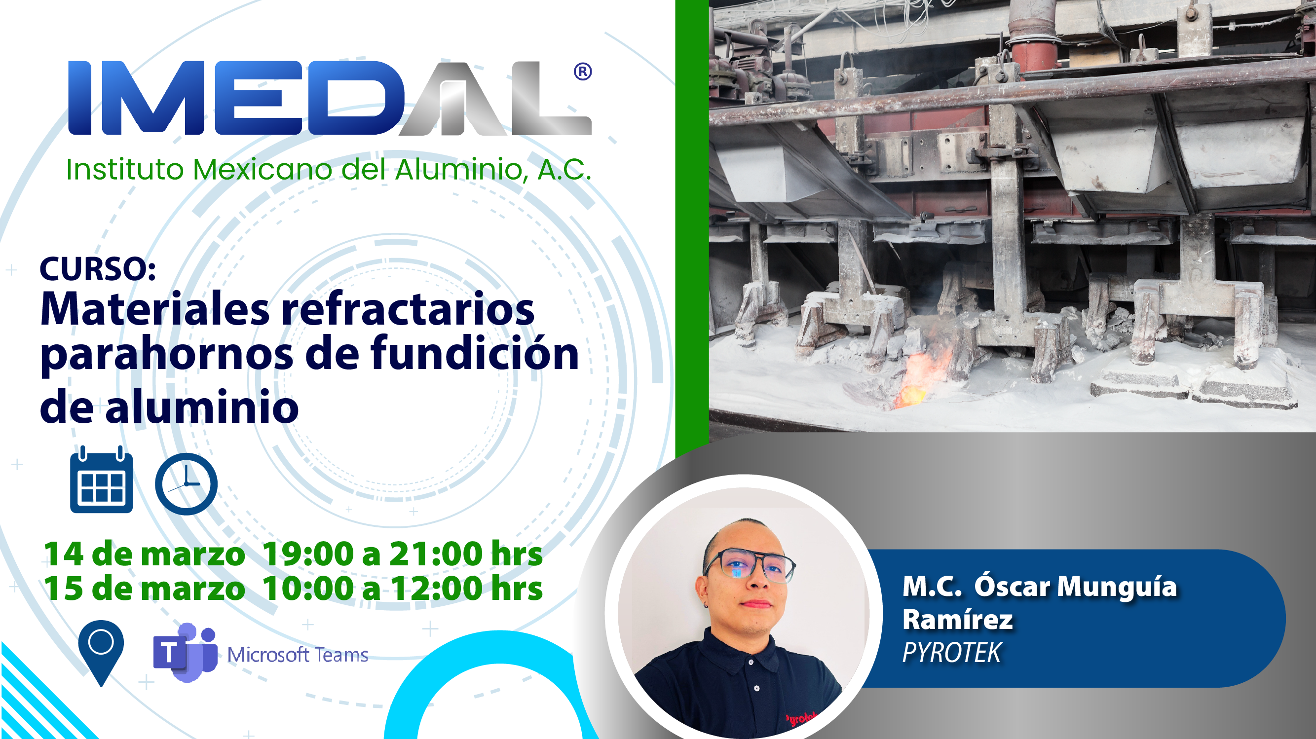 Curso: Materiales Refractarios para Hornos de Fundición de Aluminio  